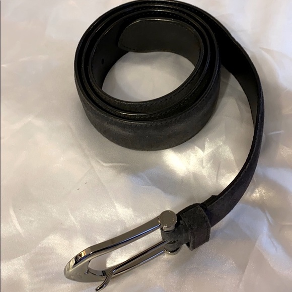 New Louis Vuitton suede leather belt - Picture 3 of 13